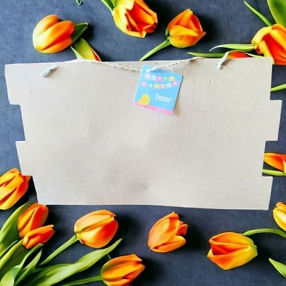 EASTER Happy decor COTTONTAIL FARMS Wall/Door SIGN - Picture 6 of 6